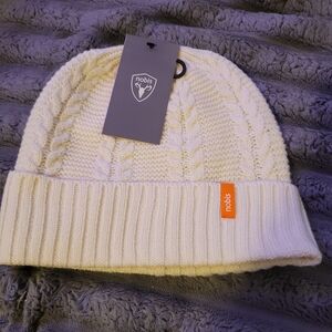 Nobis Cream Knit Beanie